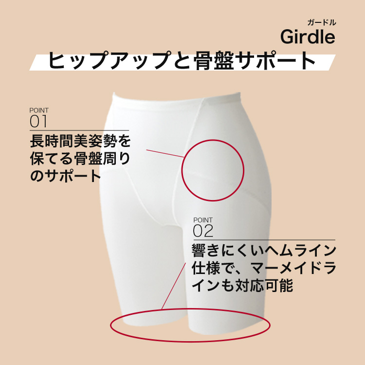 トリートドレッシング　ショートビスチェD70 ガードルM